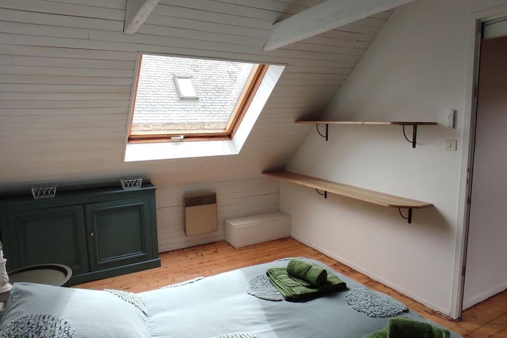 Maison De Pecheur Bord De Mer Bois Et Pierre 6-8 Pers Plobannalec Eksteriør billede