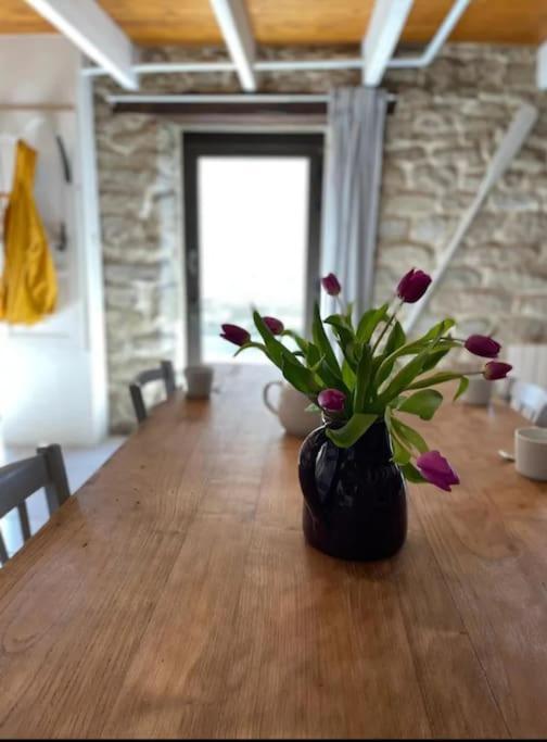 Maison De Pecheur Bord De Mer Bois Et Pierre 6-8 Pers Plobannalec Eksteriør billede