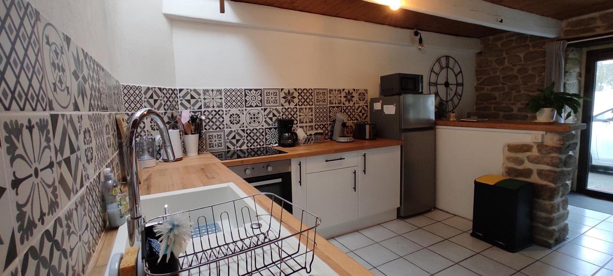Maison De Pecheur Bord De Mer Bois Et Pierre 6-8 Pers Plobannalec Eksteriør billede